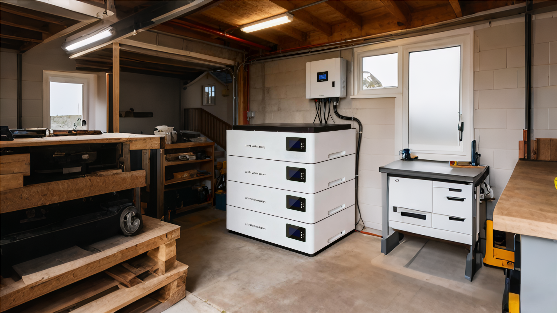 Stacked lithium iron phosphate batteries reshape the new form of energy storage