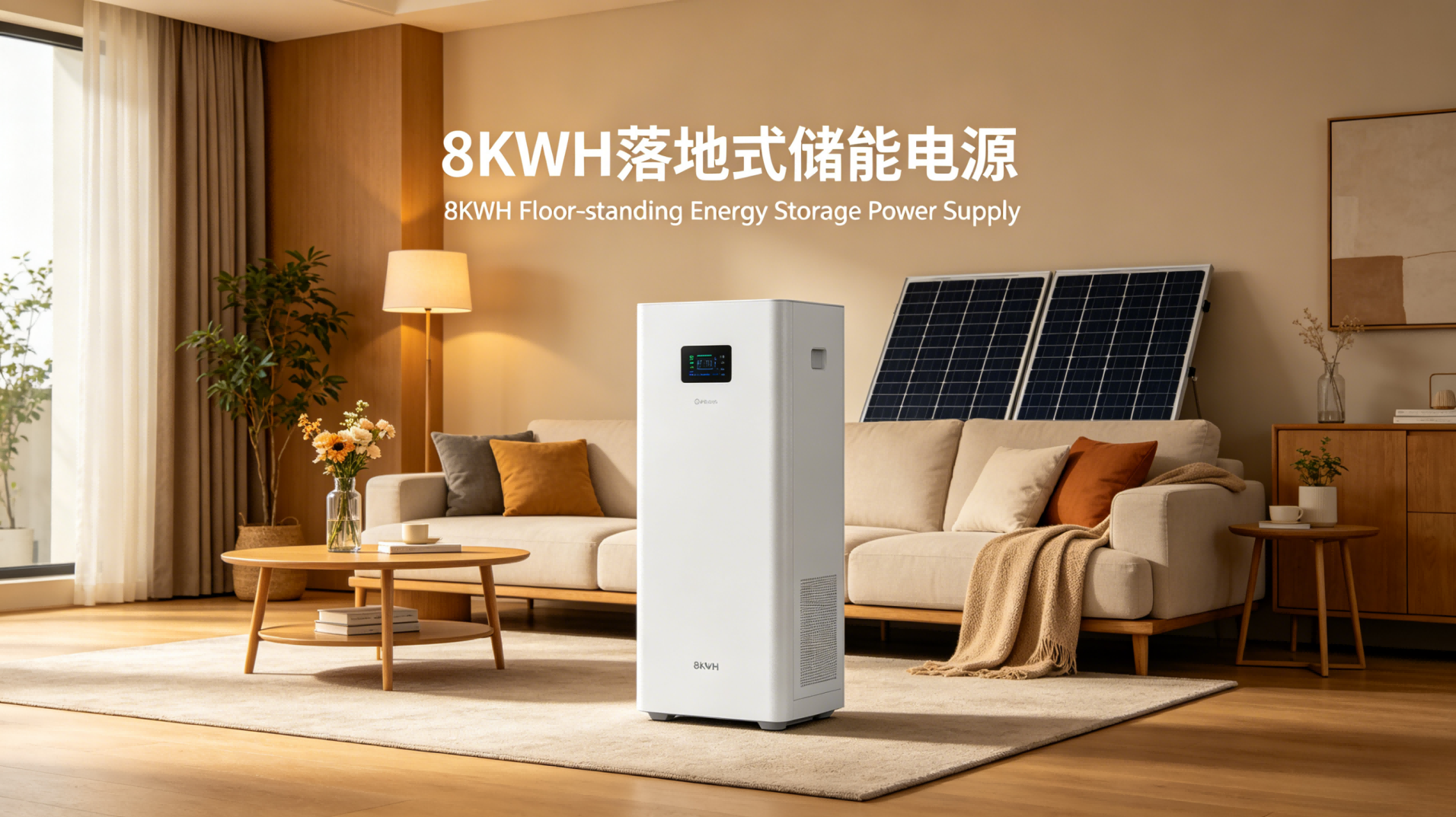 The 8KWH floor-standing energy storage power supply