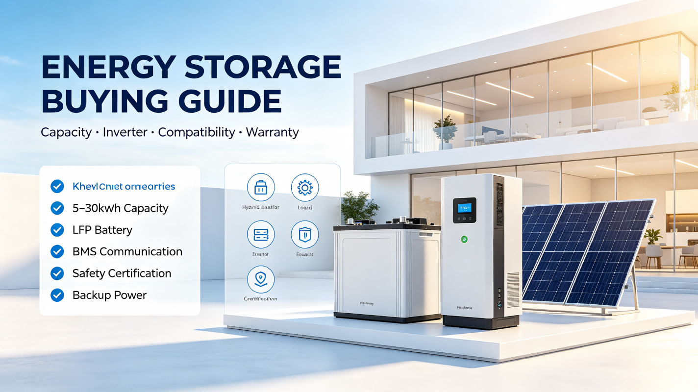 Complete Buying Guide for Split‑Type Energy Storage Battery: Capacity Sizing, Inverter Matching & Market Analysis