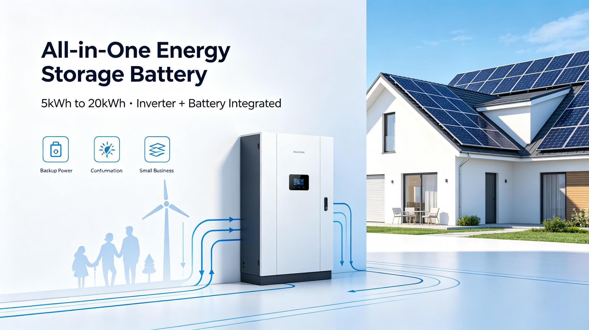 Basic Introduction to All‑in‑One Energy Storage Batteries: Capacity & Main Application Scenarios