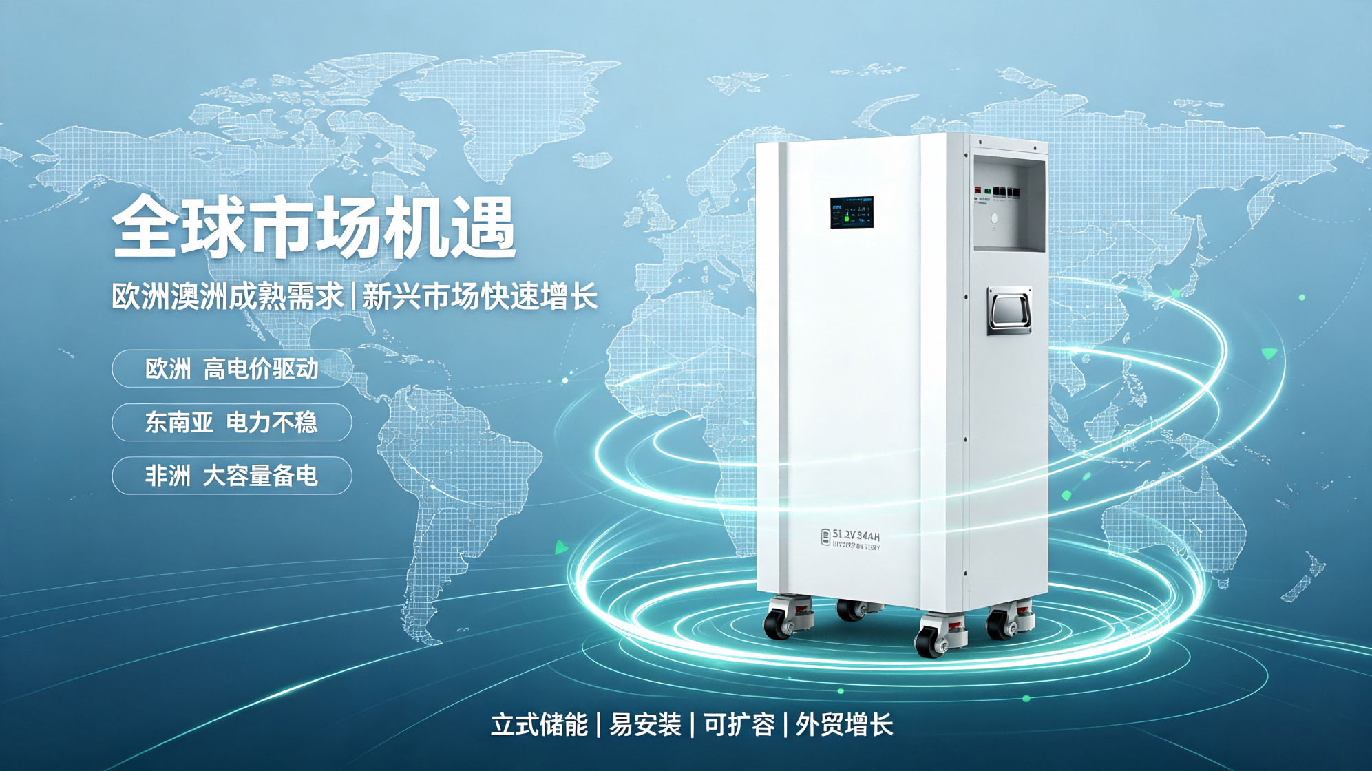 Market Opportunity & System Configuration Tips for 16kWh Floor‑standing LFP Storage Battery