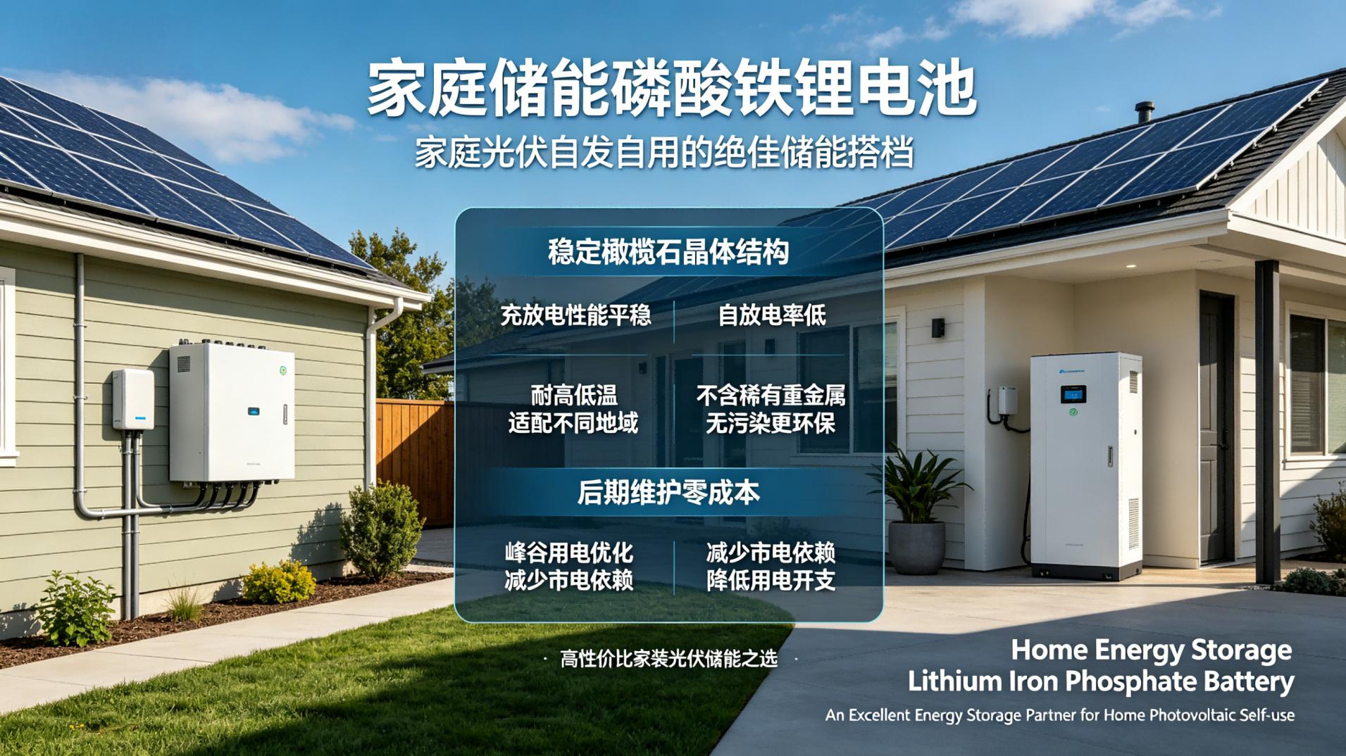 phosphate iron batteries are an excellent energy storage partner