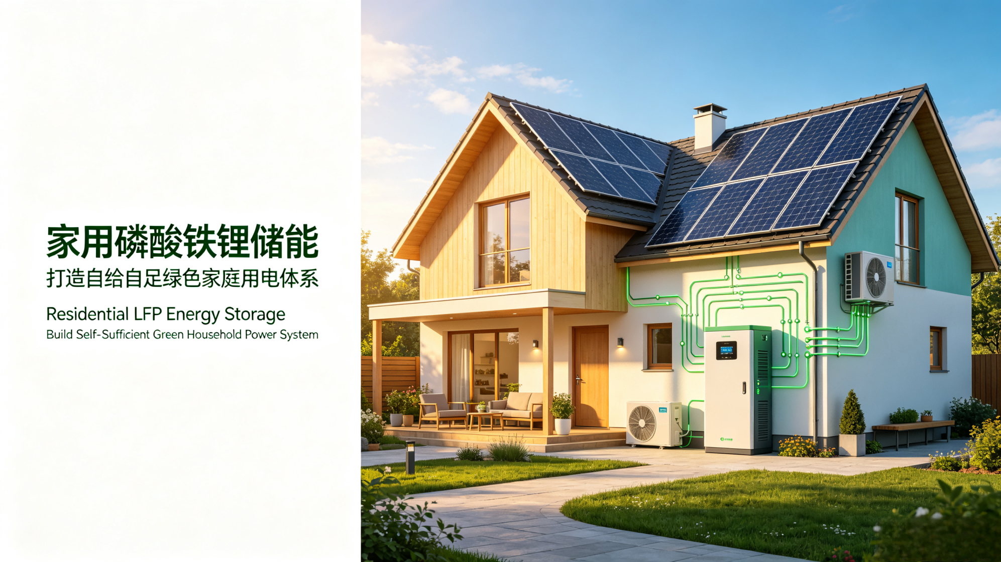 Residential LFP Energy Storage: Build Self-Sufficient Green Household Power System