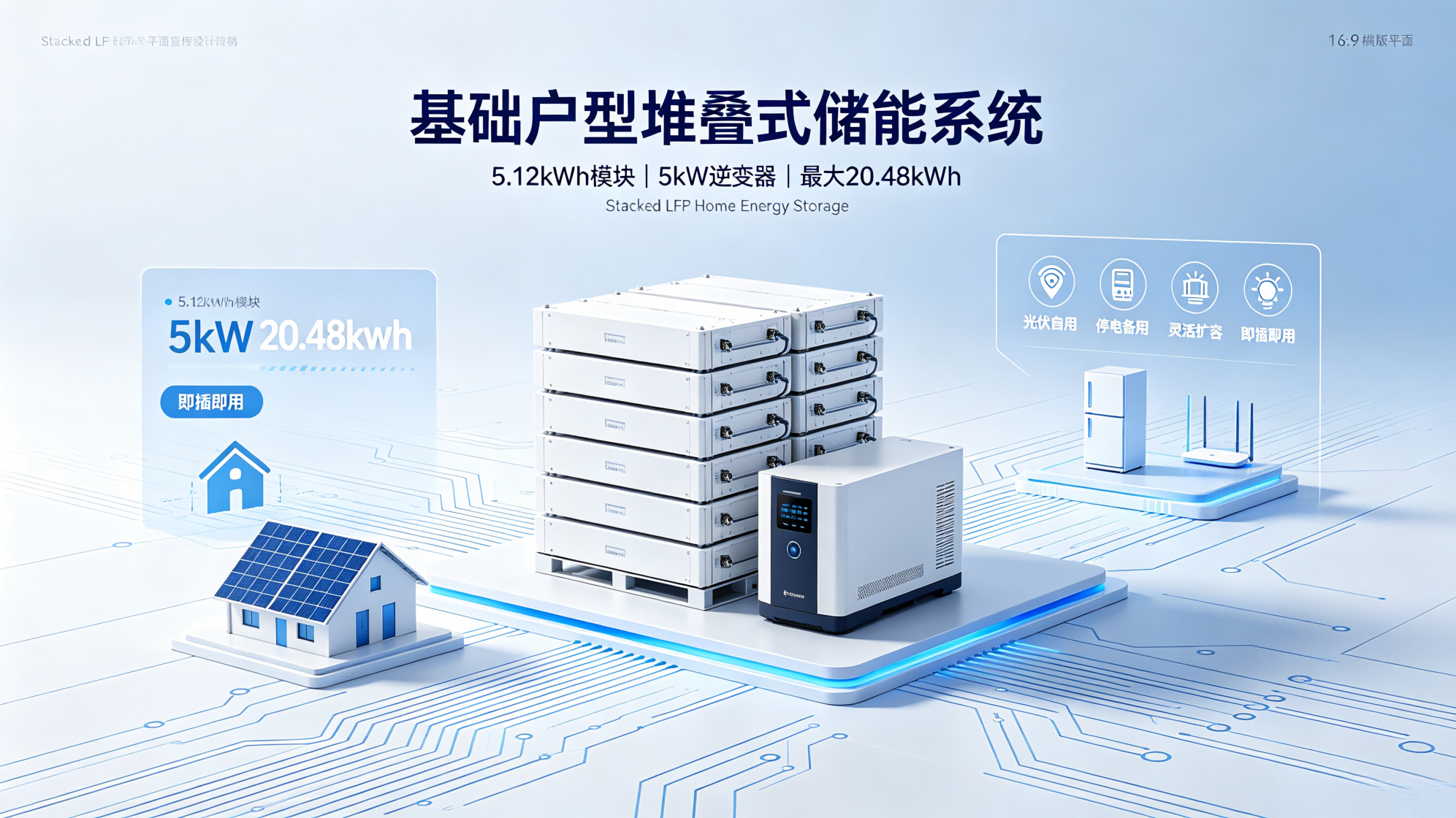 Application of Stacked LFP Home Energy Storage System for Basic Residential Houses