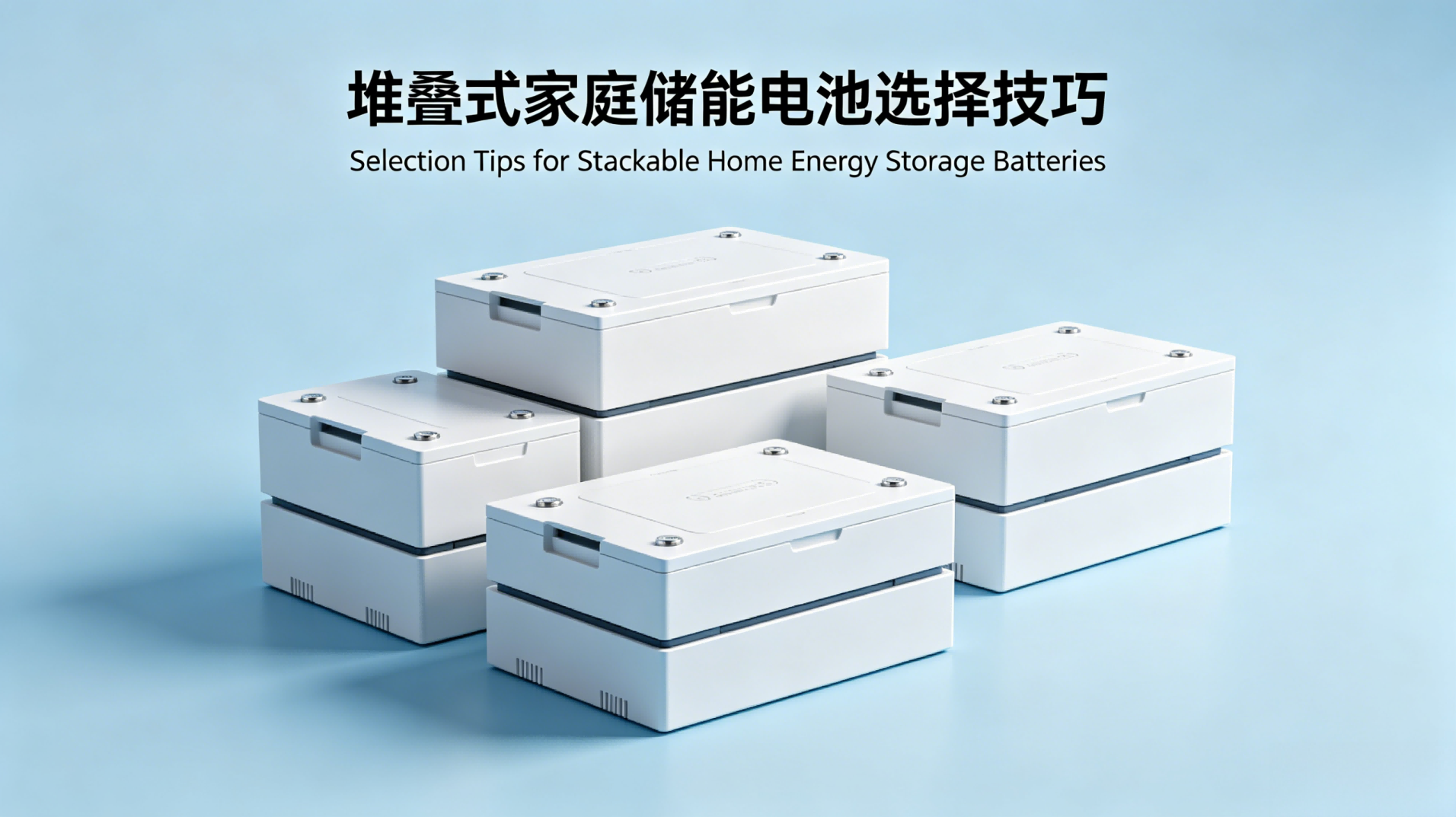 Stacked Home Energy Storage Battery Selection Tips