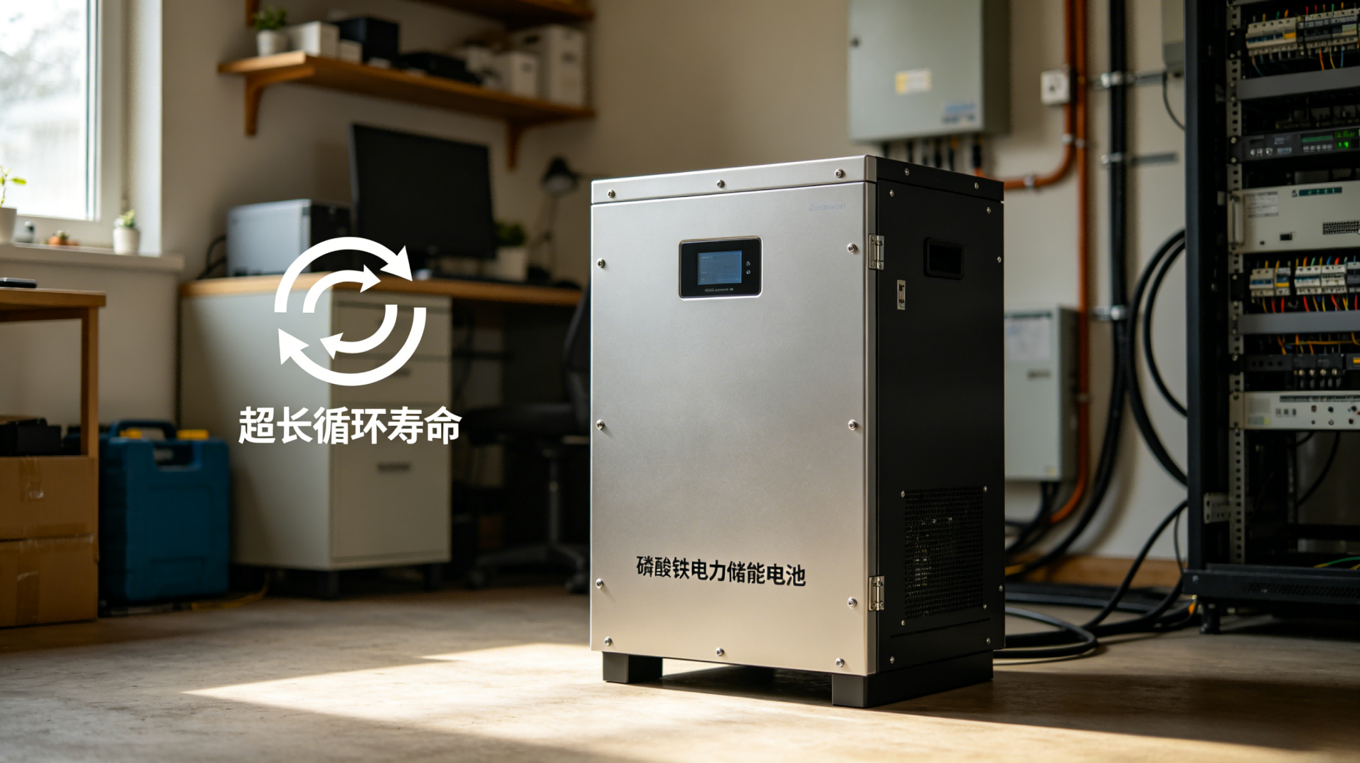 Long-life floor-mounted energy storage lithium battery, reducing electricity costs over the long term