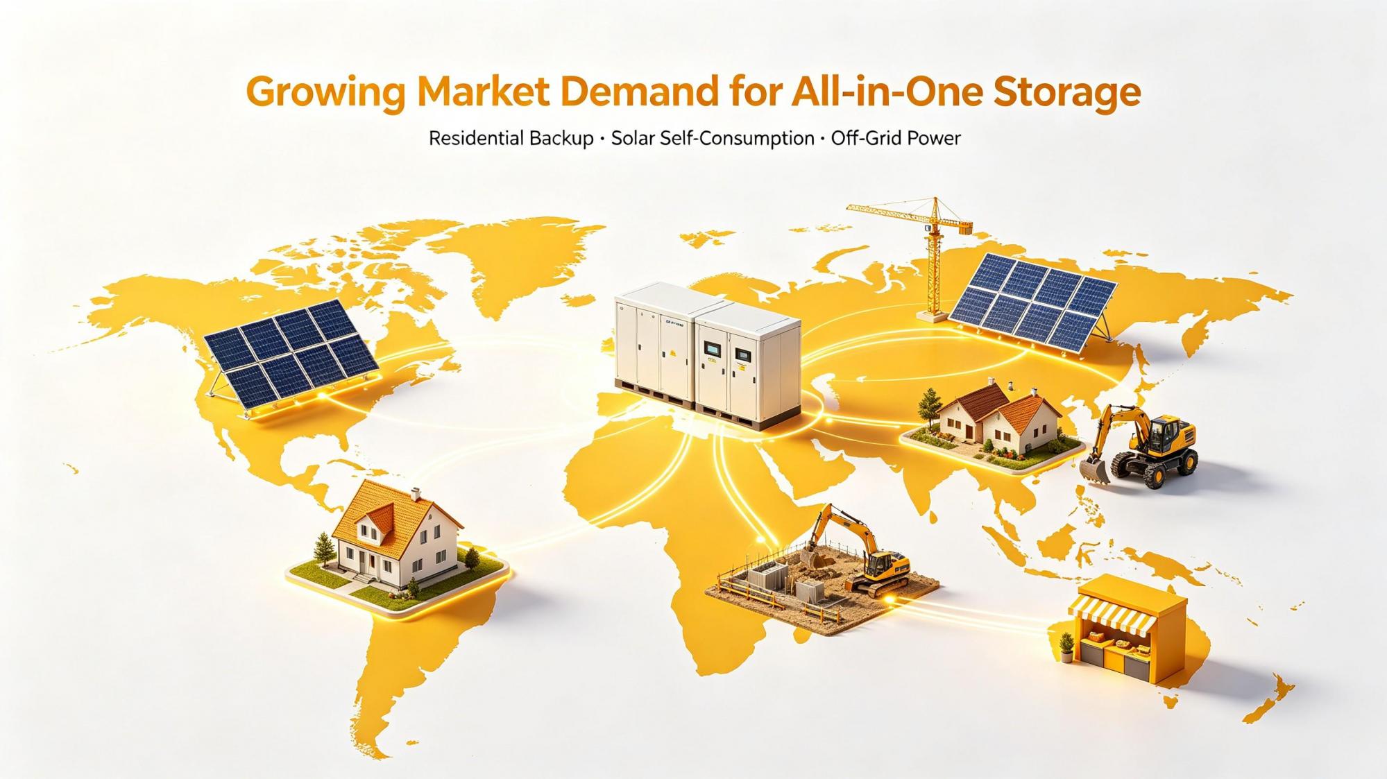 Market Demand Interpretation: Development Trend of All‑in‑One Energy Storage Batteries